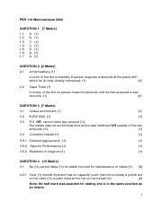 PSR 110 Exam Paper 2020 Memo Pdf PSR 110 Memorandum 2020 QUESTION 1 7