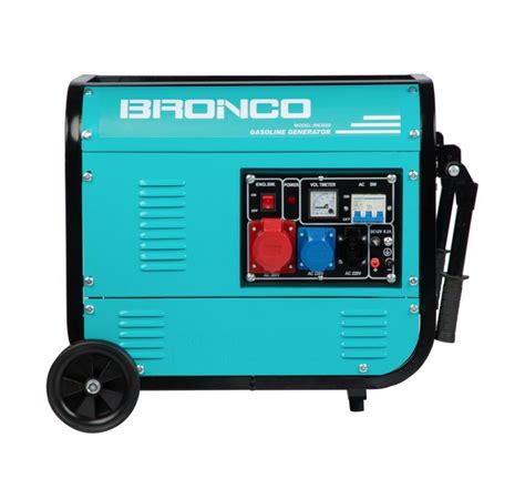 Bronco 2kw 2 5kw 2 8kw Household Gasoline Generator With Wheels And