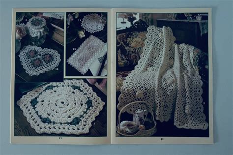 Romancing The Rose Leisure Arts Pattern Booklet 22 Crochet Etsy