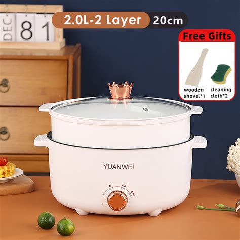 L Multi Electric Cooker Big Capacity Electric Cooking Pot CM Non Stick Pan Hot Pot Rice