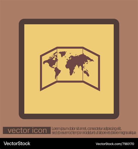 World map-countries Royalty Free Vector Image - VectorStock