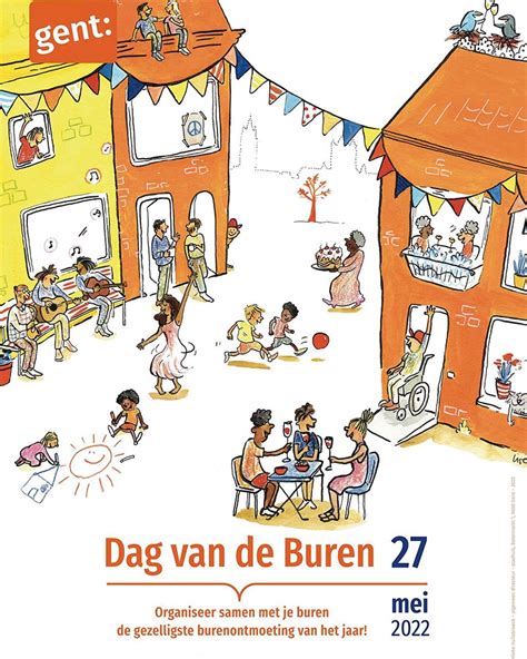 Affichebeeld Dag Van De Buren Stad Gent Lise Vanlerberghe