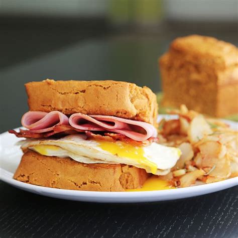 Pumpkin Season Is Here And We Need This Maple Glazed Ham Bacon And Egg Breakfast Sandwich On