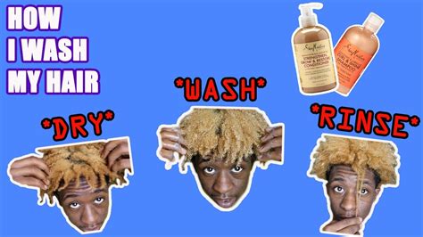 My Wash Day Routine Start To Finish Mens Natural 4c Hair Youtube