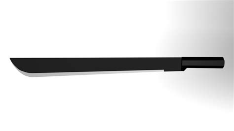 3D Model Machete Weapon - TurboSquid 1360011