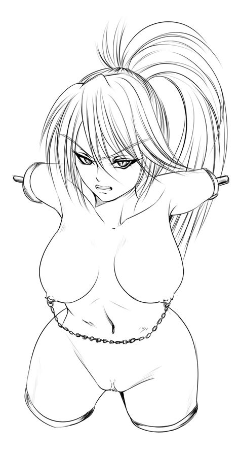 Azuma Kamimura Lineart By Wingr Hentai Foundry