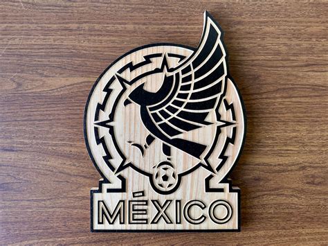 Wooden Mexico National Team Crest, Mejico Soccer Football Futbol Emblem ...