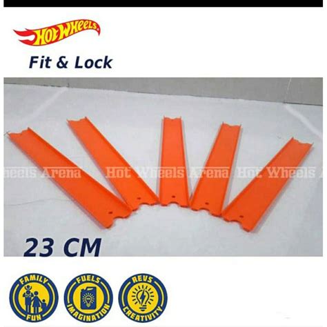 Hot Wheels Track Straight 23cm Straight Track Shopee Malaysia