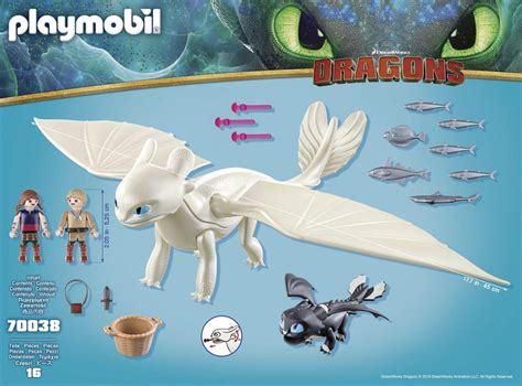 Furia luminosa playmobil juguetes Como entrenar a tu Dragón 3