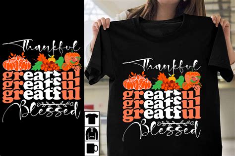 Thankful Greatful Blessed Svg Cut File Thankful Greatful Blessed T