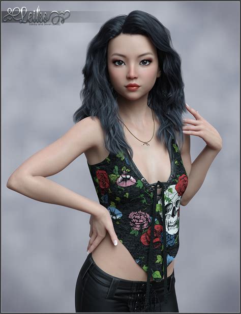 Sase Leiko For Genesis 8 3d Figure Assets Sabby