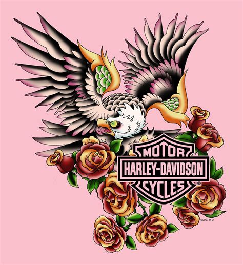 Harley davidson eagle tattoo – Artofit