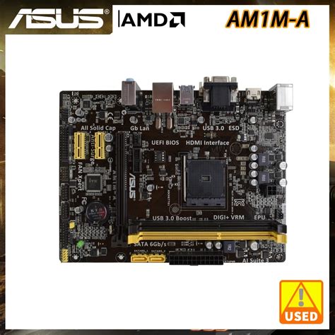 Asus placa mãe am1m a ddr3 am1 amd 32gb ram soquete am1 pci e