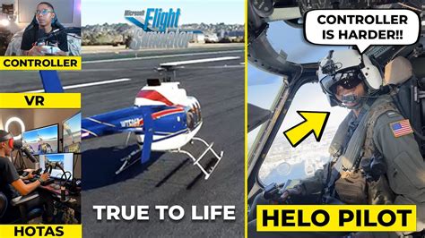 Real Helicopter Pilot Shows How To Fly Helicopters In Microsoft Flight