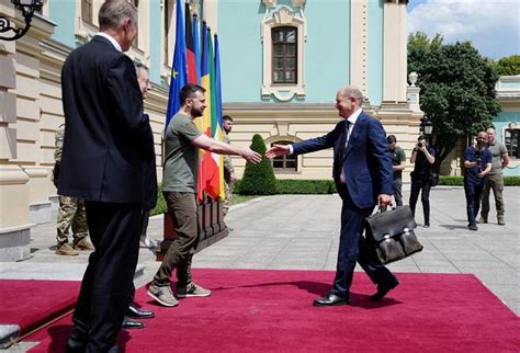 Bundeskanzler Scholz In Kiew Und Sein Treffen Mit Selenskyj