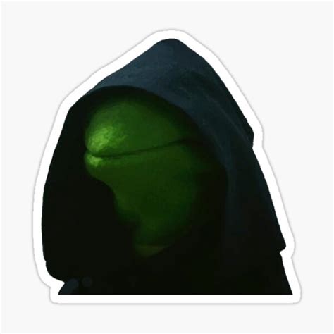 Kermit Hood Sticker For Sale By Hood Shop Redbubble