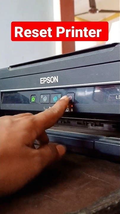 How To Fix Epson L380 Printer Red Light Blinking Reset Shorts Shortsfeed Youtube