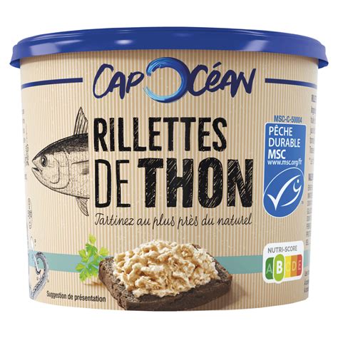 CAP OCEAN Rillettes De Thon MSC 150g Pas Cher Auchan Fr