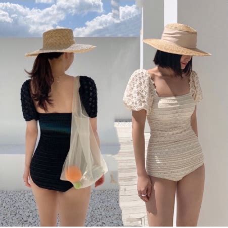 Sexy Lace Swimsuit One Piece Swimsuit Bikini High Quality Fabric Beach Outfit X126 Shopee