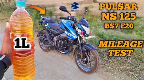 Mileage Test Bajaj Pulsar Ns Bs E Liter Kitna Deti