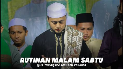 Live Rutinan Safari Maulid Malam Sabtu Majlis Riyadlul Jannah