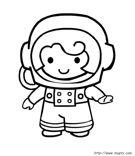 Dibujos De Astronauta Ocupaciones Para Colorear Páginas Imprimibles