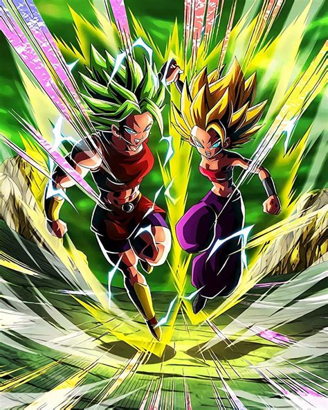 We Are Kefla Caulifla Anime DBS DragonBall Amoled Kale Potara