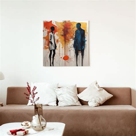 Square Wall Art Abstract Art Art Print Color Painting Home Decor Digital Print Printable Living ...