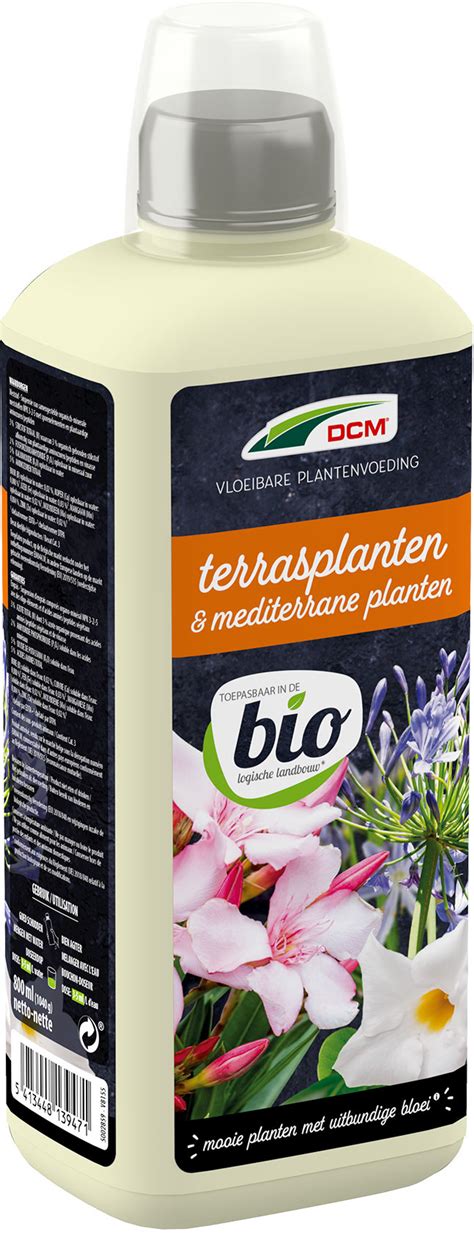 DCM Vloeibare Plantenvoeding Terrasplanten Mediterrane Planten DCM