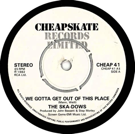 We Gotta Get Out Of This Place - 7" / VINYL: Amazon.co.uk: Music