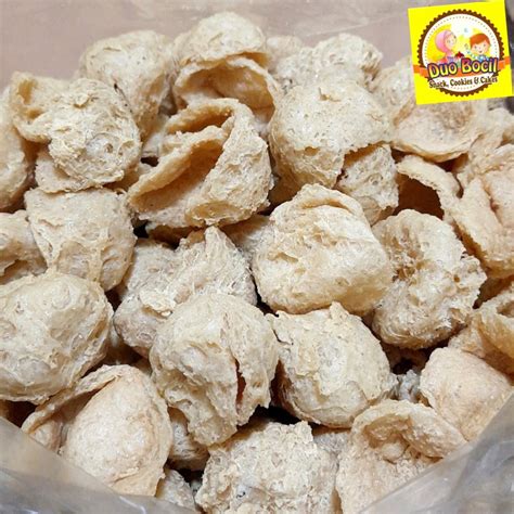 Jual Keripik Tahu Bulat Gurih Enak 250 Gram Duo Bocil Snack Shopee