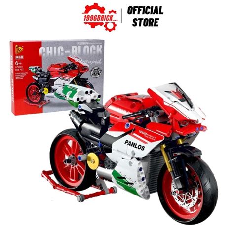 Mô hình lắp ráp xe technic Ducati 1299 Panigale Final Edition tỉ lệ 1 8