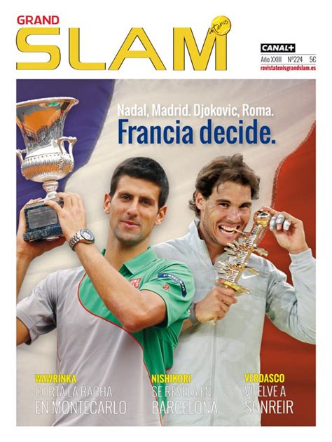 Portada Y Sumario Revista Tenis Grand Slam N Mero Revista De