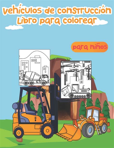 Buy Veh Culos De Construcci N Libro Para Colorear Para Ni Os El Libro