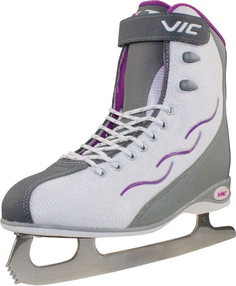 Vic Solair Recreational Ice Skates Women White Grey Purple Assorted