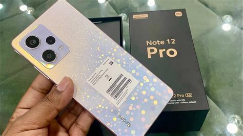 Redmi Note 12 Pro 5G Stardust Purple Unboxing First Impression