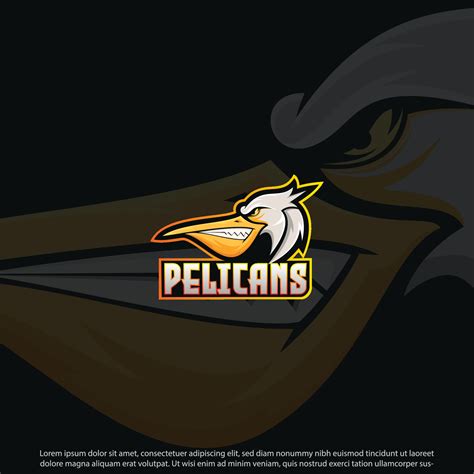 Pelicans mascot best logo design good use for symbol identity emblem badge brand and more ...