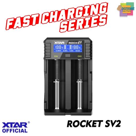 Xtar Rocket Sv Fast Charging For Li Ion Ni Mh Battery Charger Lazada