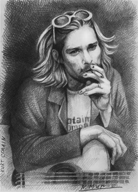 Kurt Cobain Nirvana Kurt Cobain Celebrity Art Rock Art Journaling