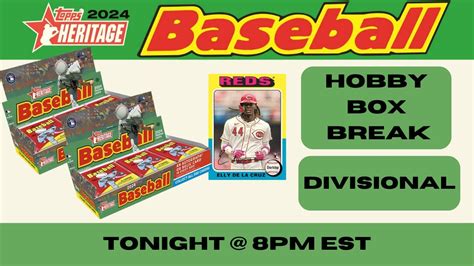 2024 Topps Heritage Hobby Box Breaks YouTube