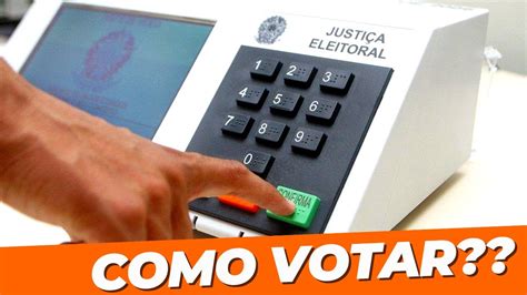 Como Votar Na Urna Eletr Nica Nas Elei Es Simulador Da Urna E