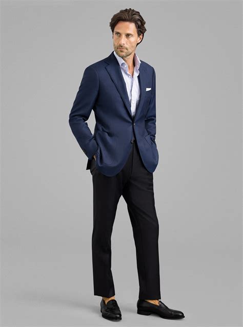 11 Navy Blazer And Black Pants Outfits For Men Suits Expert