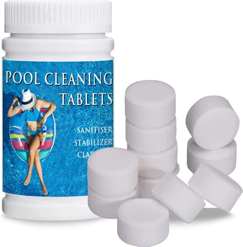 Pool Chlorine Tablets For Hot Tub Multifunctional Chlorine Tablets For Swimming Pool Paddling