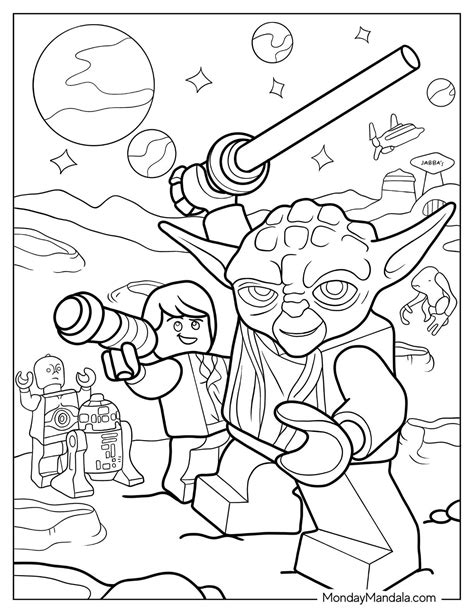 Anakin Skywalker Lego Coloring Pages