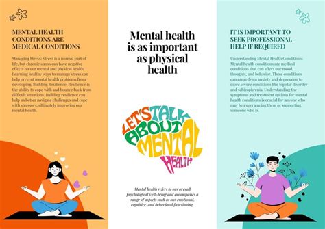 Free mental health brochure templates to edit and print | Canva