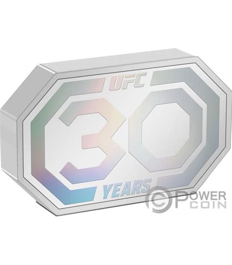 UFC 30 Jahrestag 1 Oz Silber Münze 2 Niue 2023