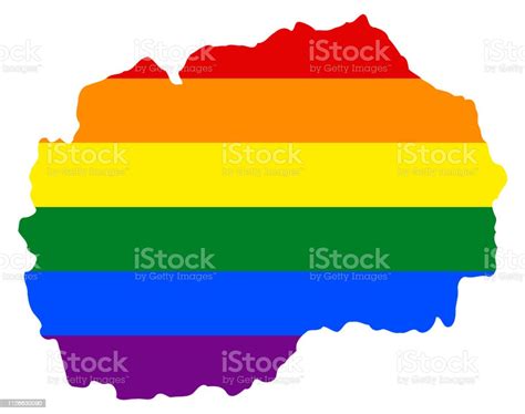 Lgbt Flag Map Vector Rainbow Map Of Country In Colors Of Lgbt Pride