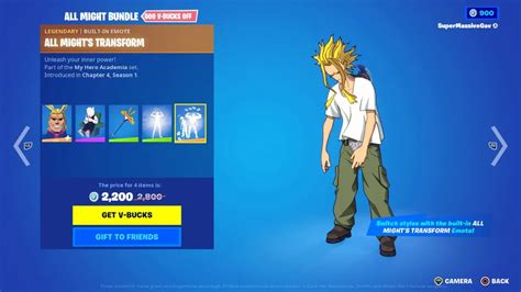 How to get the All Might skin in Fortnite - Gamepur