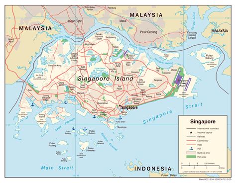 Maps Of Singapore Detailed Map Of Singapore In English Tourist Map