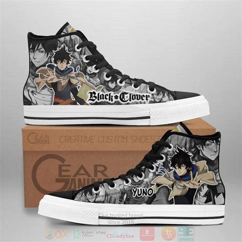 HOT Yuno Black Clover Anime Canvas High Top Sneaker Boxbox Branding Luxury T Shirts Online In USA